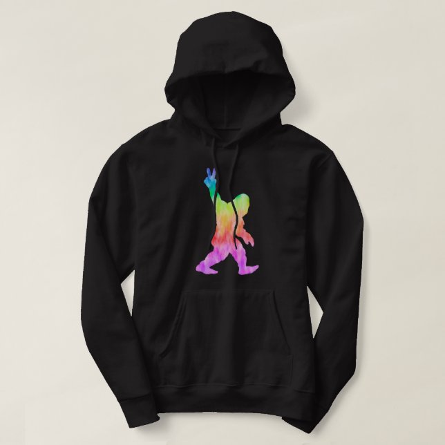 Peace Liebe Bigfoot Hoodie (Design vorne)