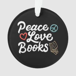 Peace Liebe Books Geeky & Niedlich Reading Ornament