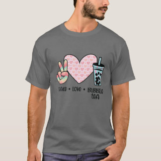 Peace Liebe Bubble Tea Boba Tee