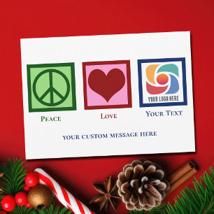 Peace Liebe Business-Logo - Weihnachten