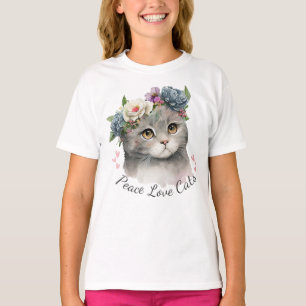 Peace Liebe Cats T-Shirt