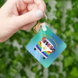 Peace Liebe Cavaliers Schlüsselanhänger