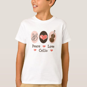 Peace Liebe Cello Kid Sweatshirt T-Shirt