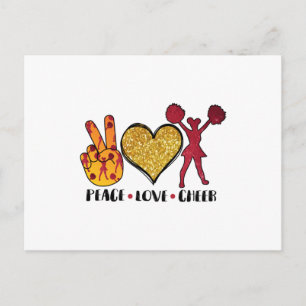 Peace Liebe Chef Cooles T-Shirt Postkarte