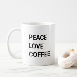 Peace Liebe Coffee Kaffeetasse