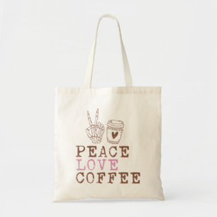 Peace Liebe Coffee Tragetasche