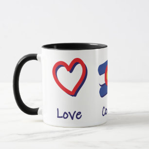 Peace Liebe Colorado Tasse