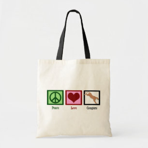 Peace Liebe Cougars Tragetasche