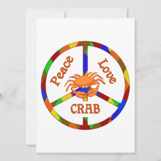 Peace Liebe Crab