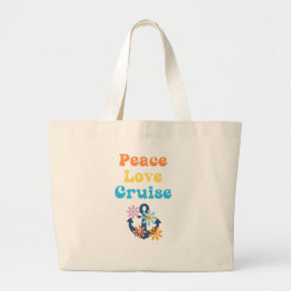 Peace Liebe Cruise Large Tote Bag Jumbo Stoffbeutel