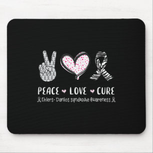 Peace Liebe Cure Ehlers-danlos Syndrom Bewusstsein Mousepad