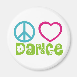 Peace Liebe Dance Magnet