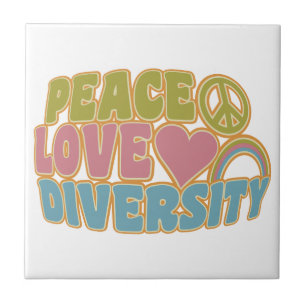 PEACE LIEBE DIVERSITY Fliesen
