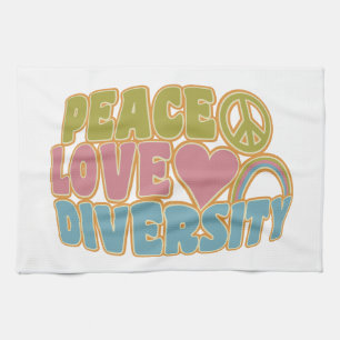 PEACE LIEBE DIVERSITY Küchentücher