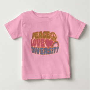 PEACE LIEBE DIVERSITY Shirt - wählen Sie Stil & Fa