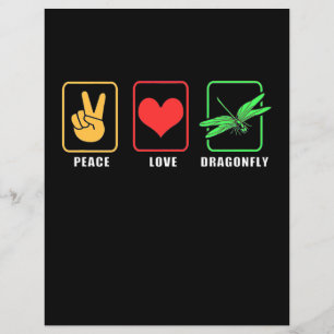 Peace Liebe Dragonfly