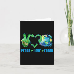 Peace Liebe Earth Planet Happy 54 Jubiläum Env Karte