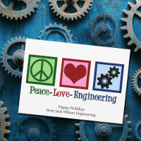 Peace Liebe Engineering Company Custom Christmas