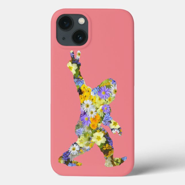 Peace Liebe Floral Bigfoot Case-Mate iPhone Hülle (Rückseite)