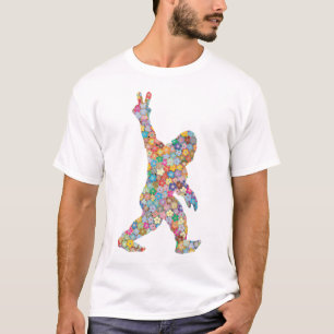 Peace Liebe Floral Bigfoot T-Shirt