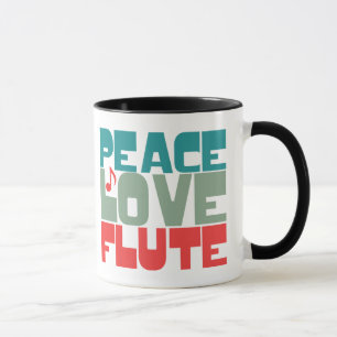 Peace Liebe Flute Tasse