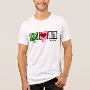 Peace Liebe Forensik Tri-Blend Shirt
