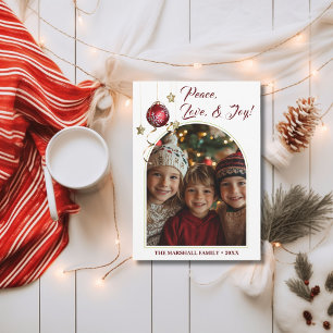 Peace Liebe Freuen Weihnachten Weihnachtskarte
