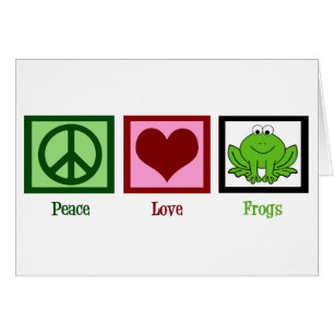 Peace Liebe Frogs