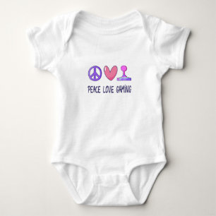 Peace Liebe Gaming Baby Strampler