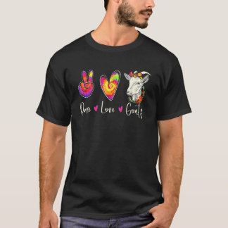 Peace Liebe Goats - Goat Whisperer Farm Animal Lie T-Shirt