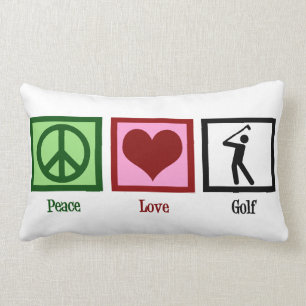 Peace Liebe Golf Lendenkissen