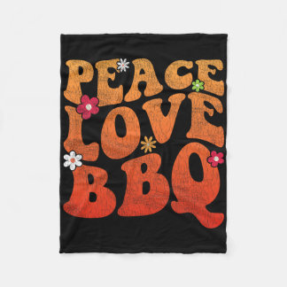 Peace Liebe Grillen Grillmaster Women Grillen Gril Fleecedecke