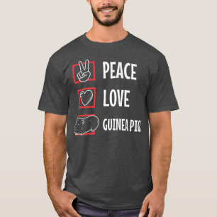 Peace Liebe Guinea Pigs Premium 4319 T-Shirt