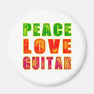 Peace Liebe Guitar Magnet