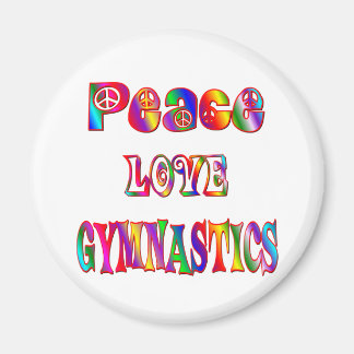 Peace Liebe Gymnastik Magnet