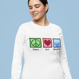 Peace Liebe Hanukkah Women's Long Sleeve T-Shirt