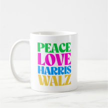 Peace Liebe Harris Walz