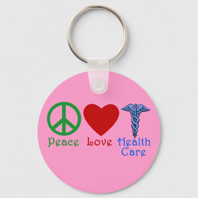 Peace Liebe Healthcare Products Schlüsselanhänger (Vorderseite)