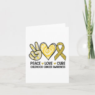 Peace Liebe heilt Gelbbandkrebs im Kindesalter Karte