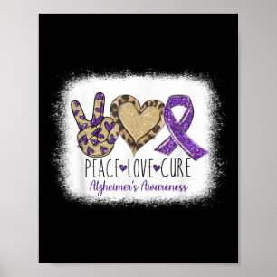 Peace Liebe Heilung, die wir Lila für Heimers Awar Poster