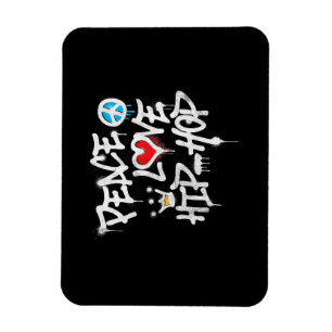 Peace Liebe Hip Hop Dancing Magnet
