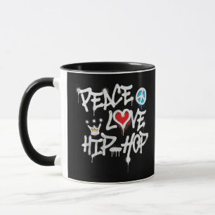 Peace Liebe Hip Hop Dancing Tasse