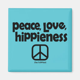 Peace Liebe Hippieness Magnet