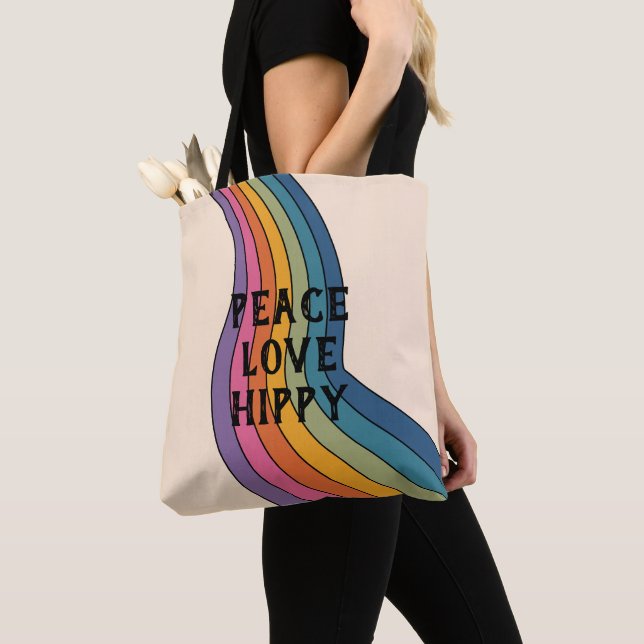 Peace Liebe Hippy Retro 60er Blume Pattern (Von Nahem)