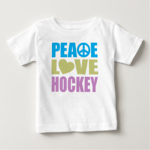 Peace Liebe Hockey Baby T-shirt