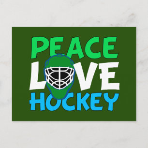 Peace Liebe Hockey Green Weihnachten