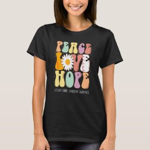 Peace Liebe Hope Guillain Barre Syndrome GBS Aware T-Shirt