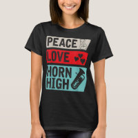 Peace Liebe Horn High Musical Instrument Französis