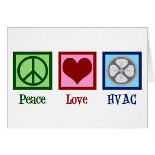 Peace Liebe HVAC Air Conditioning Company Card