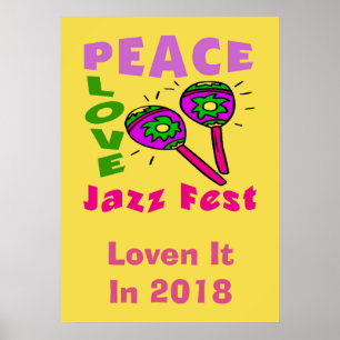 Peace Liebe Jazz Fest 2018 Poster